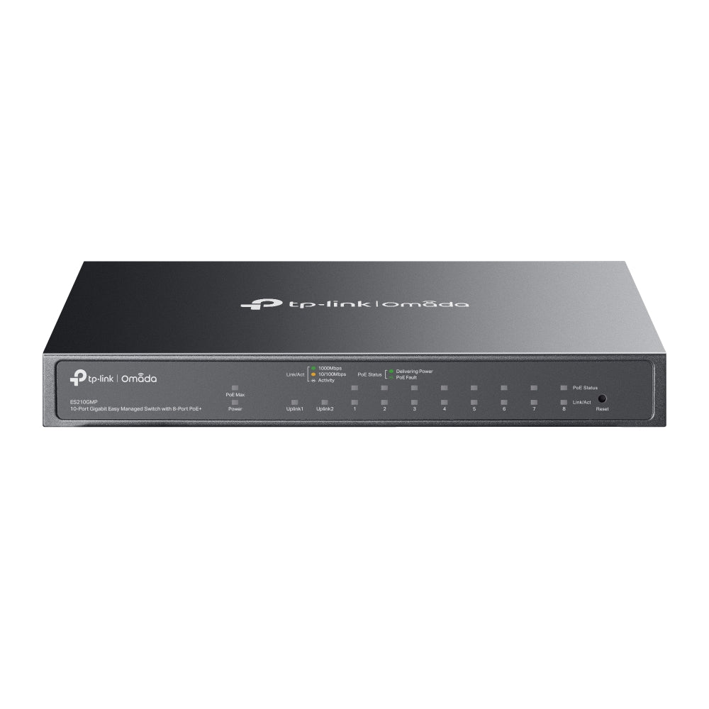 Switch Omada TP-Link 10 ports Gigabit 8 PoE — vue avant — Maroc